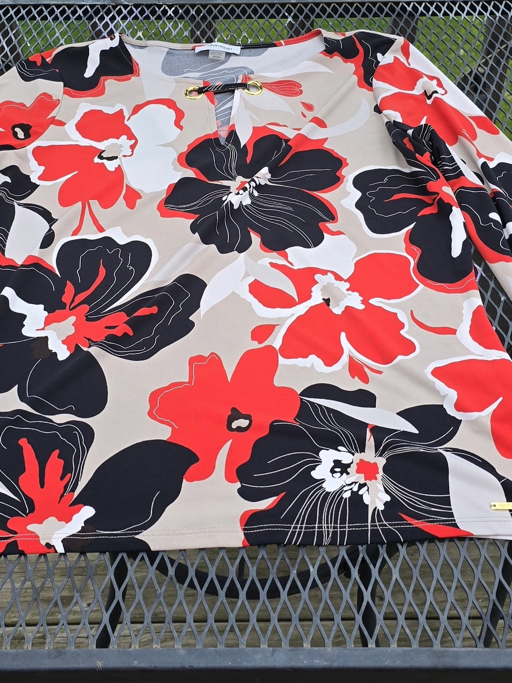 Limited Edition Spring Calvin Klein Floral Blouse – Size [M]